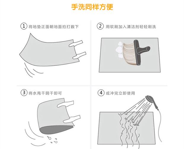 lợi ích đặc biệt đáng yêu trẻ em phim hoạt hình Thảm chùi chân thảm thấm chống trượt mat cửa phòng tắm - Thảm sàn thảm xốp lót sàn 60x60 giá rẻ