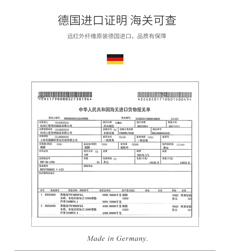 英国顶级寝具 Downland 远红外发热被 200*230cm 图8