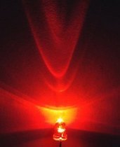 LED LED 3MM F3 white red bright 1000