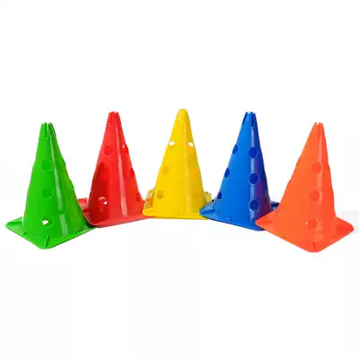 Football training equipment logo bucket obstacle sign plate ice cream tube sign plate basketball training equipment