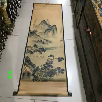 Antique old calligraphy and painting Chinese painting Ancient painting Celebrity calligraphy landscape character painting Living room office decoration painting Xu Wei landscape