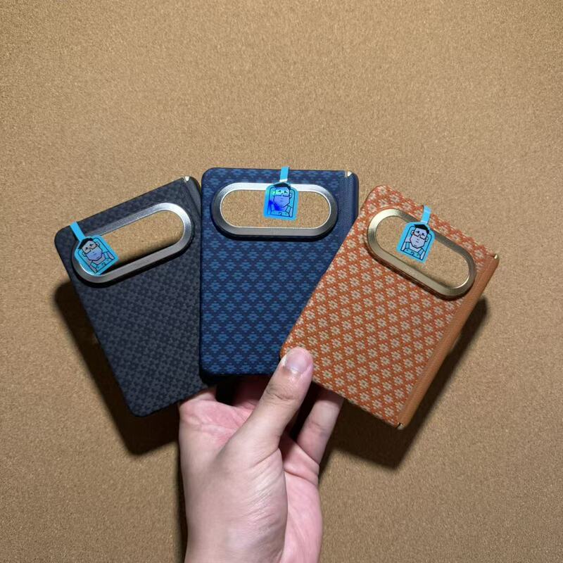 【Lingge】Benks Kevlar Phone Case for Huawei Pura X Max, Magnetic Protective Cover with Full Coverage, Foldable, Puraxmax Collector's Edition, New Carbon Fiber Kevlar Shell