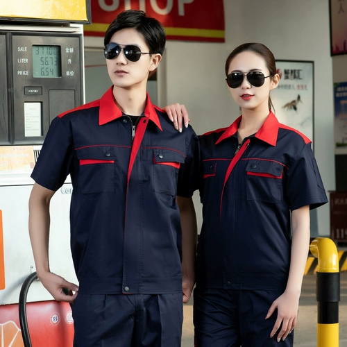 Летний антистатический комбинезон подходит для мужчин и женщин, короткий рукав, делается под заказ