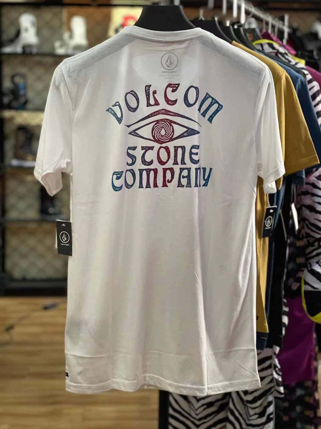 Anshan Pole Speed five discount diamond Volcom short sleeve T-shirt vest Graphic male and female lovers