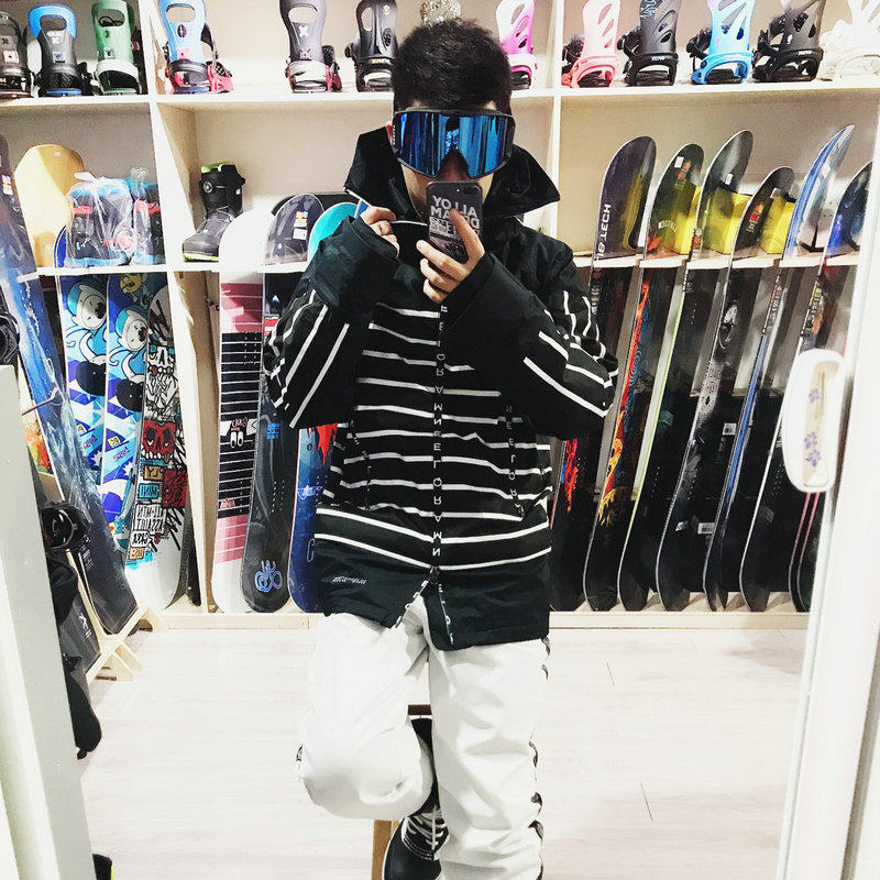 1920 MARQLEEN MALE AND FEMALE Windproof Waterproof Single Double Board Fashion Tide Ski Suit