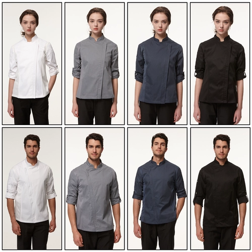 古雷米 Униформа шеф-повара для мужчин, с длинными и короткими рукавами, летняя тонкая, дышащая, униформа шеф-повара для предприятий общественного питания и выпечки, кухня для женщин для женщин