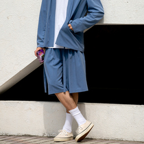 UrbanStandard Japanese suit shorts men men summer five-point pants thin retro casual pants