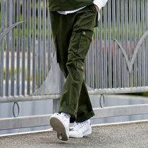 UrbanStandard Japanese ins Tide Brand Straight Tide Mens Autumn Loose Leisure Drawstring Pants