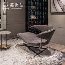Fancy Light Extravagant Designer Profiled single sofa Guiffee Lying Chair GRP Personality Bat Styling Leisure Chair