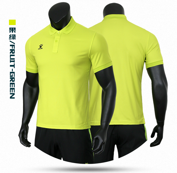 Kalmy KELME nam thể thao T-Shirt nữ thường ngắn tay áo Polo trẻ em thanh niên ve áo cha mẹ và con polo áo sơ mi ao polo