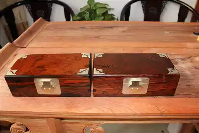 Red acid branch single plate jewelry box text box Jewelry box