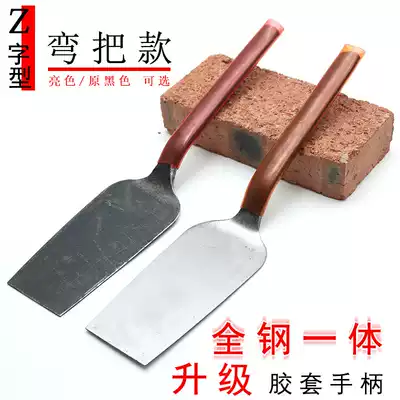 z-shaped new brick knife, curved handle, mudstone, wall knife, spatula, brickwork, Mason tools