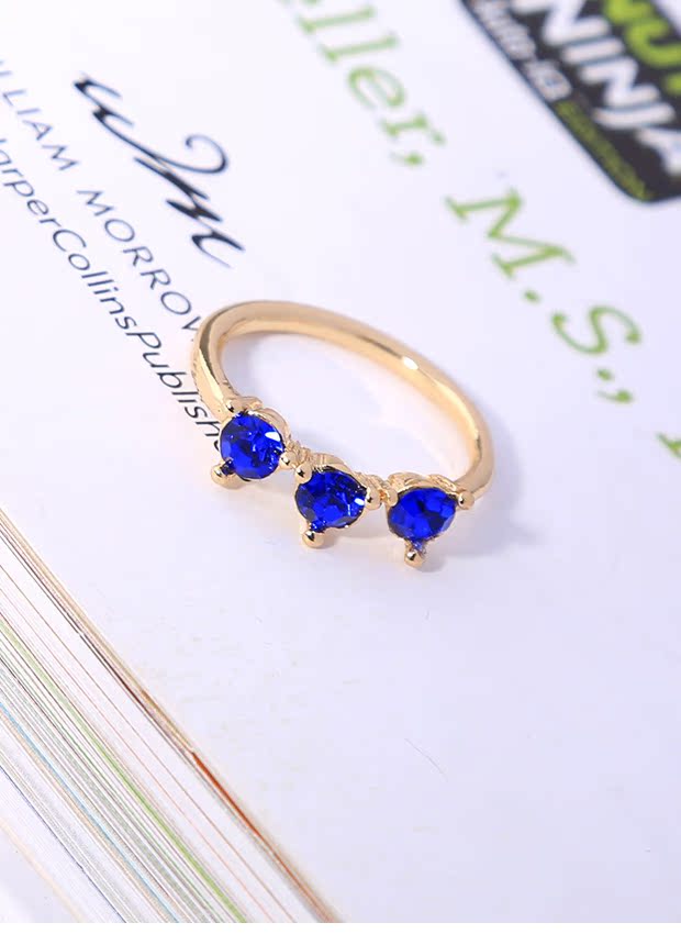 Nhẫn nữ thời trang châu Âu và Mỹ hipster cá tính trang sức hoang dã thiết lập thân thiện với môi trường nhẫn vàng nam 18k