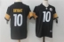 Người hâm mộ quần áo bóng bầu dục huyền thoại thêu tay ngắn cỡ lớn Steelers Steelers 10 # BRYANT - bóng bầu dục áo thun chơi bóng bầu dục bóng bầu dục