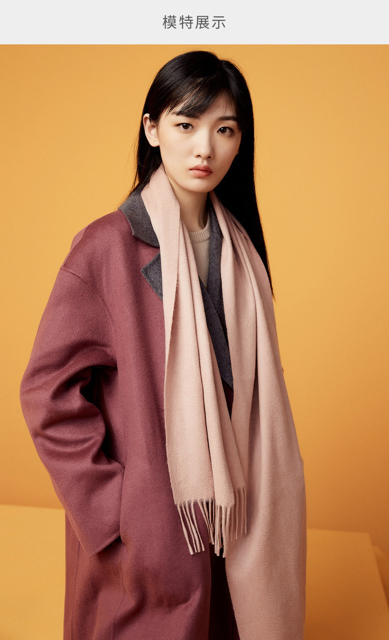 1980 Универсальный кашемировый демисезонный шарф, 180x 