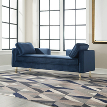 New Light Lavish Art Armrest Bed Tailden Nordic Minimalist Modern Shoes Designer Double MINI velvet small sofa