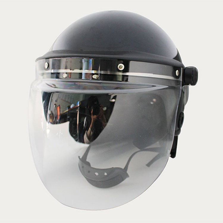 Campus French explosion-proof helmet security protection helmet with transparent mask anti-riot helmet service helmet riding helmet