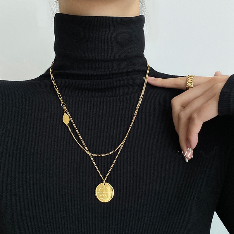 Outleys brand discount store withdraw the locker clearance pick up double disc sweater chain outlets female accessories