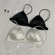 Summer haircut sex beauty back bra female pure desire wind hot girl small breasts gather to prevent light French underwear wrap chest