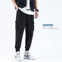 Clothing Pants Men Loose Bunches of Tide Cards Boys Sports Casual Long Pants Spring Autumn Winter Functioning Big Code Fatts