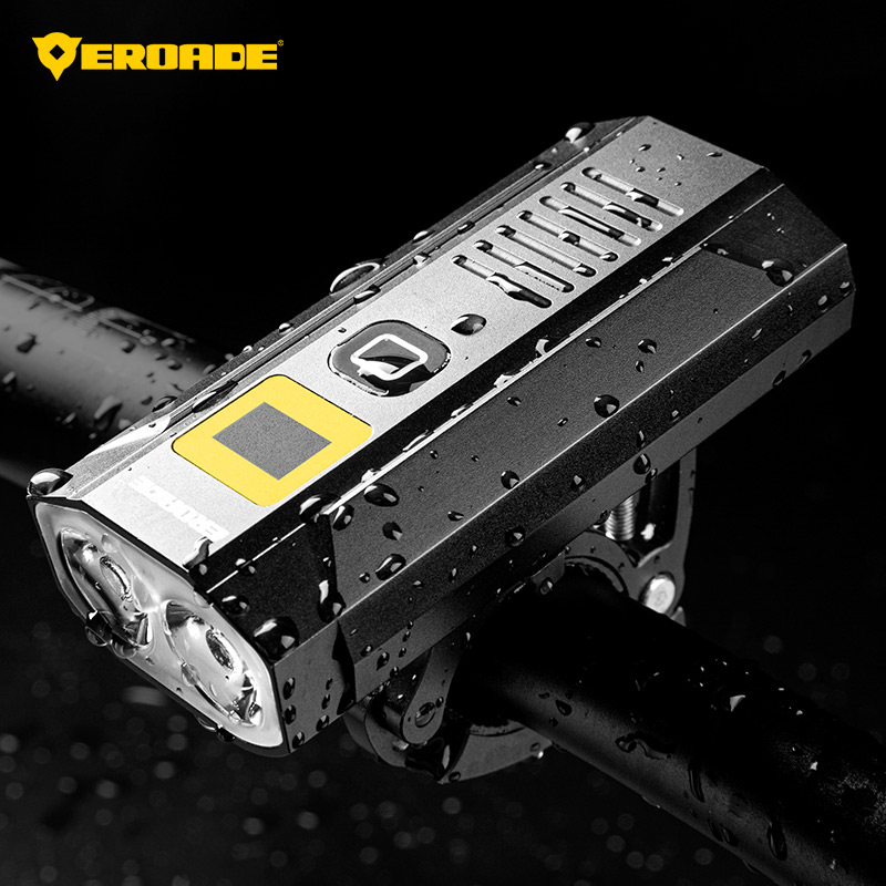 Germany EROADE self-propelled headlights night riding front light mountain bike road car riding equipped floodlight flashlights rain-proof-Taobao