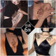 Tattoo waterproof men and women long-lasting arm tattoo invisible simulation flower arm sexy tattoo sticker body painting