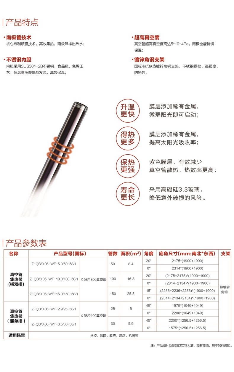 Водонагреватель на солнечных батареях 太阳雨工程定制真空管模块热水系统太阳能集热器系统