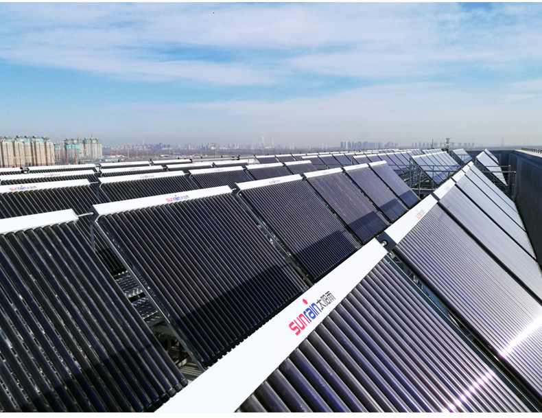 Водонагреватель на солнечных батареях 太阳雨工程定制真空管模块热水系统太阳能集热器系统