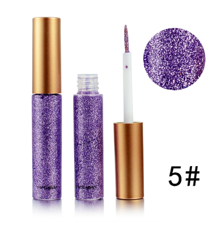 Đầy màu sắc sáng bóng bút kẻ mắt màu nhấp nháy bóng mắt sáng Jingjing sequins eyeliner sân khấu trang điểm bóng mắt COS kẻ mắt sivanna