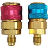 Автомобильный воздух -кондиционирование выделенного фторида быстрого разъема регулируемое все -точке с высоким и низким содержанием снежных видов и инструмента преобразования охлаждения жидкого охлаждения