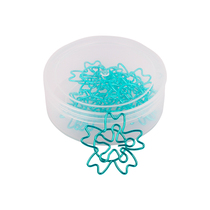 Blue Snow Flower Backpin Small Card Tongpin Creative Needle Cutting Needle Alien Needle