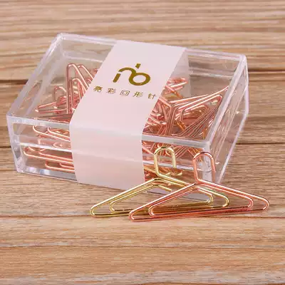 12hanger paper clips hanger small paper clip creative Korean version of Card clip pin custom