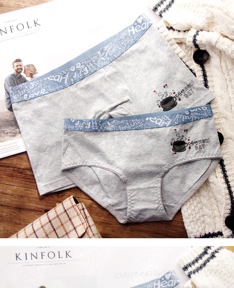 Đàn ông và phụ nữ cặp vợ chồng đồ lót cotton phù hợp với cặp vợ chồng gợi cảm ren sáng tạo cặp đôi đồ lót đồ lót ibasic
