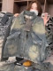 American retro denim jacket for women 2025 new fall fat mm loose and slim long-sleeved short jacket top