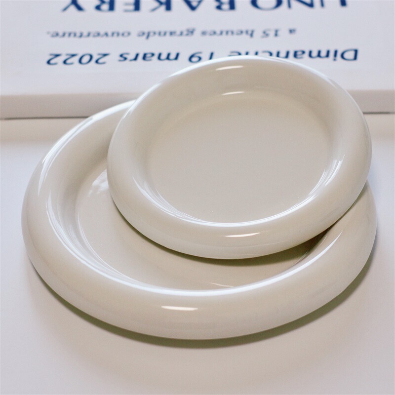 Korean ins Style Tableware Trendy Chubby Plate High-End Breakfast Plate Cake Plate Milk Dessert Plate Dish Korean ins Style Tableware Trendy Chubby Plate High-End Breakfast Plate Cake Plate Milk Dessert Plate Dish
