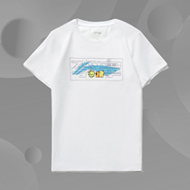 Li Ning Trend New Pine Men and Women Little Big Boy Sports Fashion Series Short sleeves T-Shirt Culture Shirt YHSR142