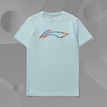 Li Ning short sleeve T-shirt male large child Xia-style sports series teenagers round collar summer sports wear YTSR027