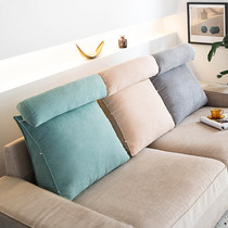 Line room pillow with room mat feeding milk pillow bedside 2021 new husband and wife triangle love pad preparation pad hip back up