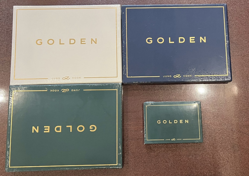[in Stock with Free Shipping] Bts Jungkook Solo Golden Brand New, Unopened