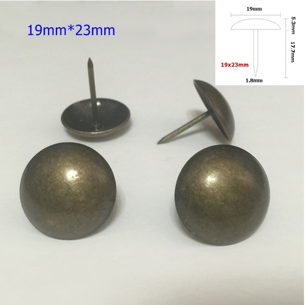 5 đến 50mm đường kính bong bóng móng tay trang trí pin đồng quá trình sofa trống móng doornail bởi mặt hàng chủ lực mặt hàng chủ lực cổ - Ghế sô pha ghế sofa giá rẻ dưới 2 triệu