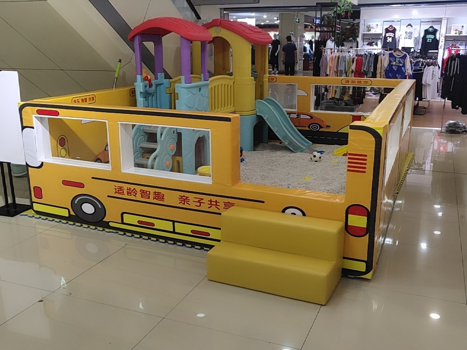 Soft pack transparent plus sand pool Ming Zhi pool ocean ball pool children's fence playground sand pool naughty castle fence fence