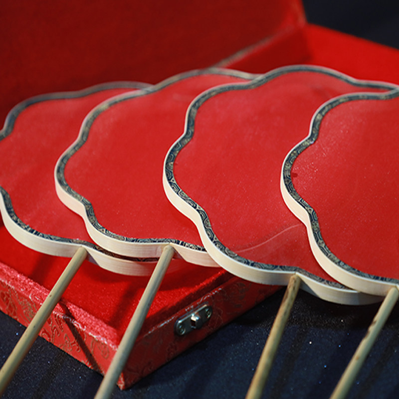 Soda embroidery embroidery fan diy fan fan embroidered silk fan wedding hand blank fan fan dance fan