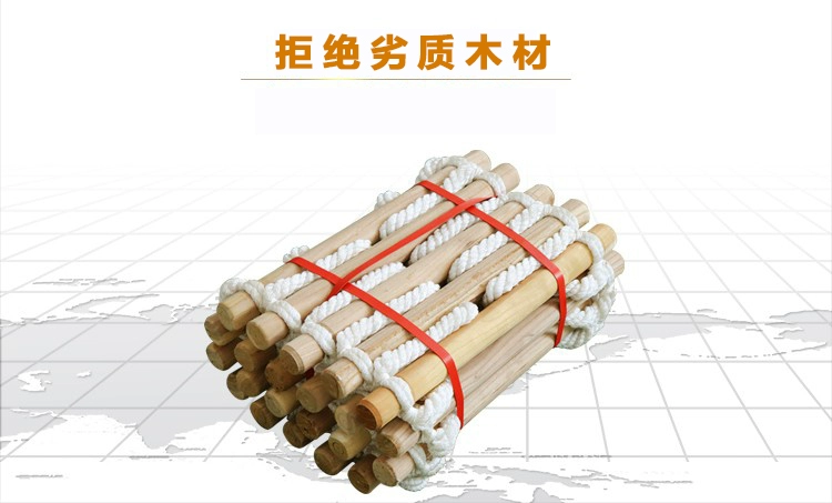 thang thoat hiem Thang gỗ tròn mềm chống trượt cứu sinh làm chậm thang làm việc trên cao thang leo núi ngoài trời thang dây ký túc xá thang thoát hiểm nhà thang dây sơn nước thang thoat hiem