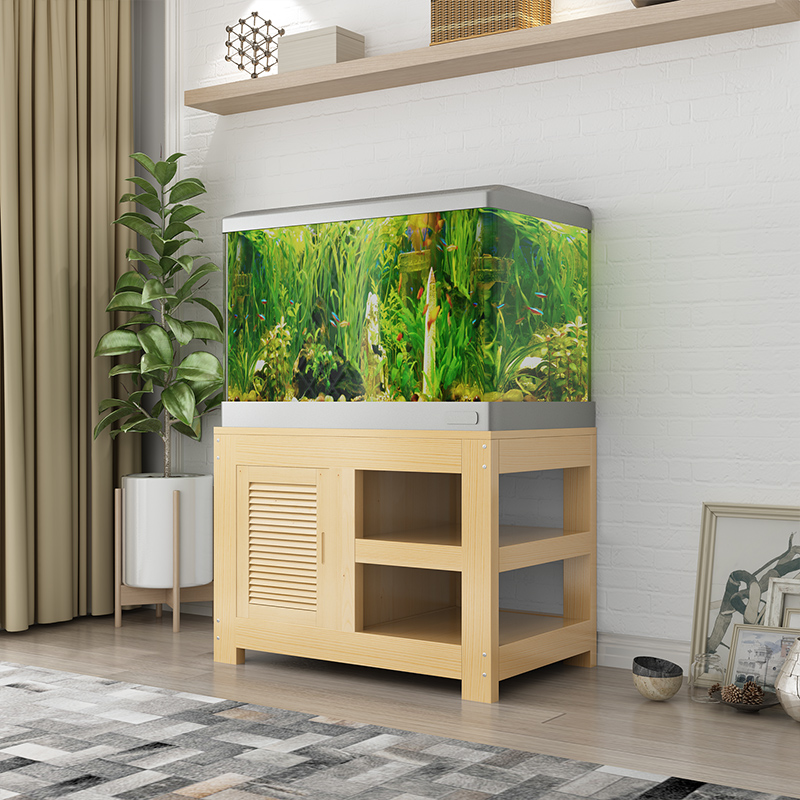 Custom Solid Wood Fish Tank Bottom Cabinet Bottom Frame Fish