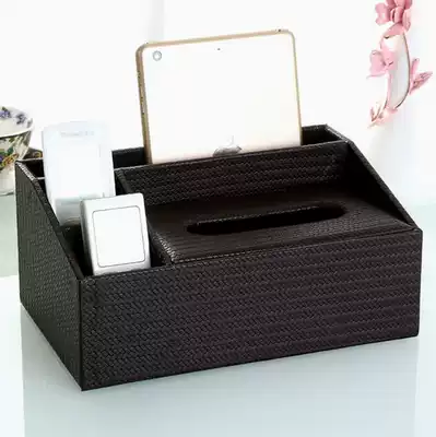 Room bed waterproof dining room toilet paper box Hotel hotel special box removable paper towel remote control storage box personality
