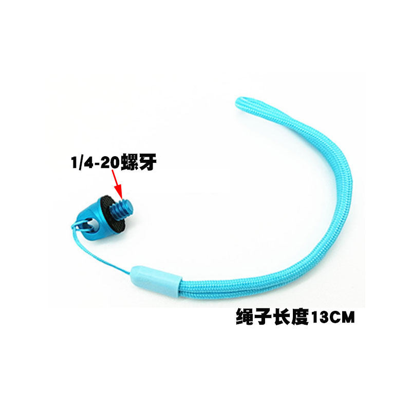 gopro camera shoulder strap screw with hand rope 1 4 handle selfie rod Rosie fixed anti-remove safe hand bowl strap
