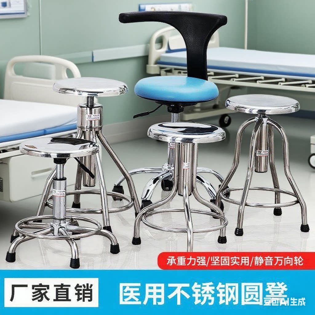 医生手术室椅子升降专用牙科椅可旋转口腔美容整形医院护士椅靠背