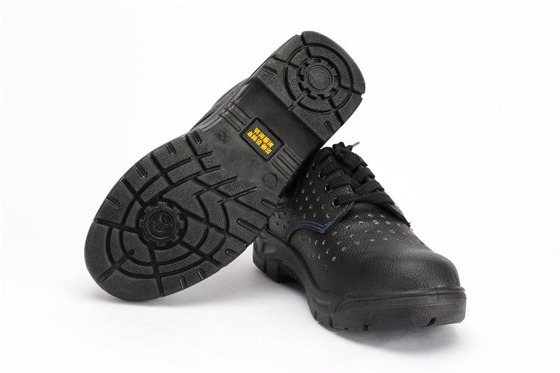 Solite summer breathable deodorant anti-slip double steel working shoes Baotou Anti-smashing Anti-puncture Site Shoe