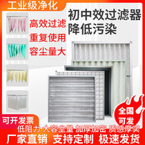 Dust removal non - woven fabric g4 - effective plate filter in the middle - air - conditioning air - efficient filter