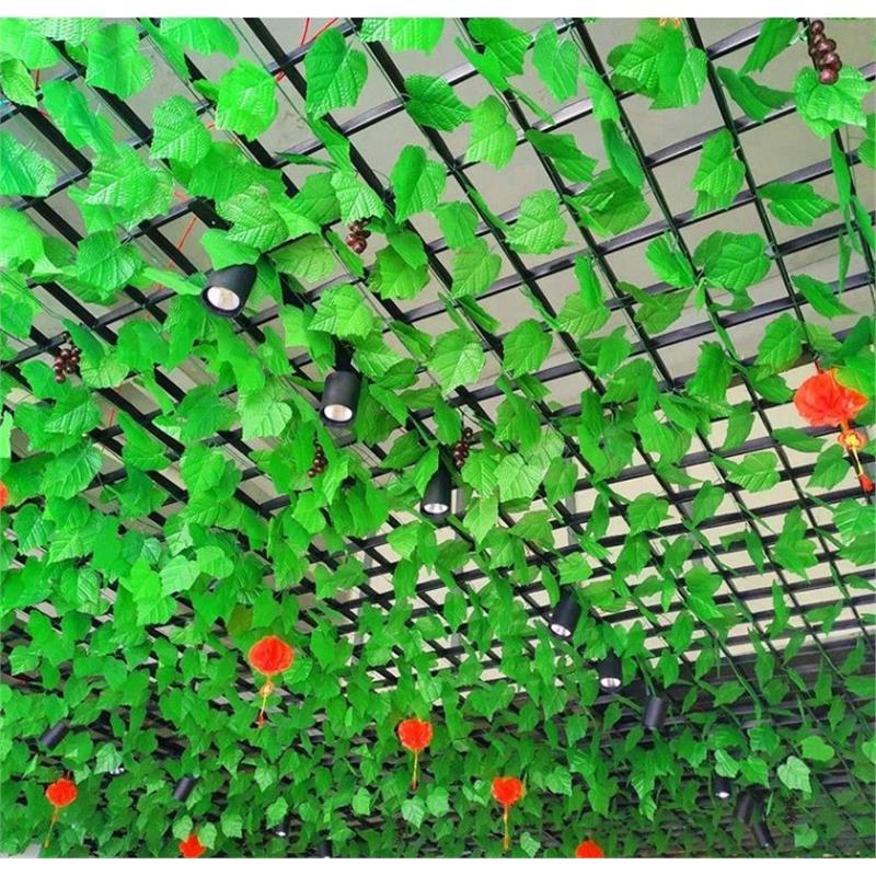 Real Grape Leaves, Climbing Plants, Vines, Green Radish Vines, Decorative Pipes, Ceiling Green Leaves, Plastic Fake Flowers